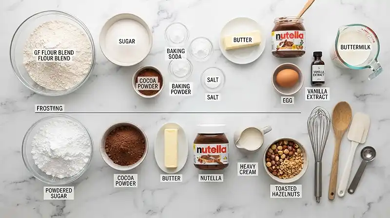 Chocolate Nutella Cake 2 Easy Gluten-Free Chocolate Nutella Cake