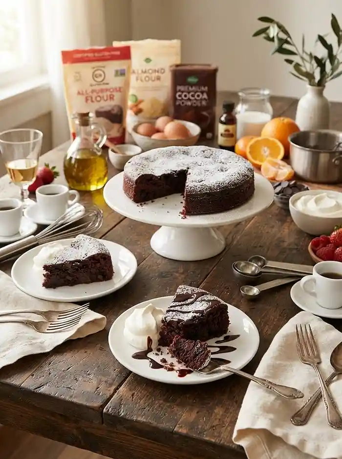 Gluten-Free Italian Chocolate Olive Oil Cake 4 Easy Gluten-Free Italian Chocolate Olive Oil Cake