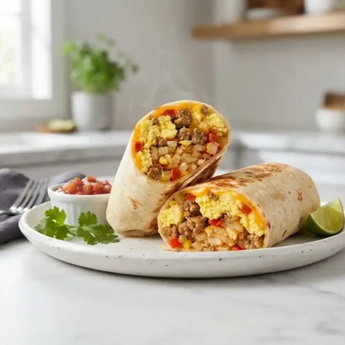 Freezer Turkey Sausage Breakfast Burritos 5 Freezer Turkey Sausage Breakfast Burritos
