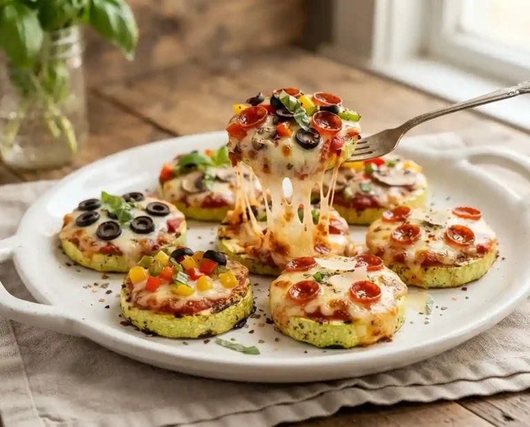 Gluten-Free Loaded Pizza Zucchini Bites