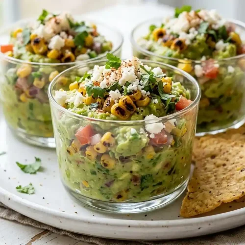 Gluten-Free Street Corn Guacamole Cups 5 Gluten-Free Street Corn Guacamole Cups