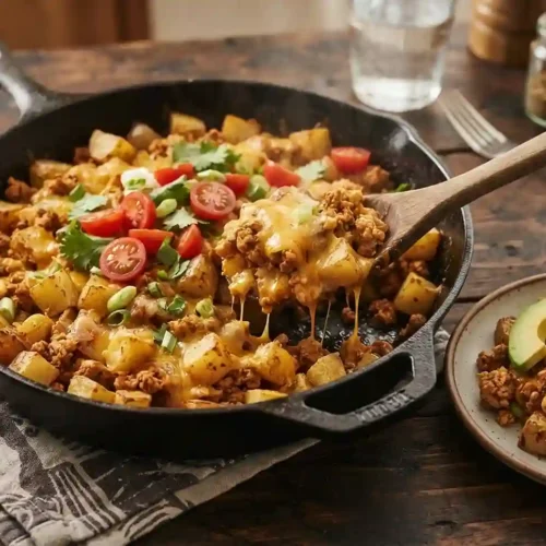 Gluten-Free Taco Ranch Turkey Potato Skillet 5 Gluten-Free Taco Ranch Turkey Potato Skillet
