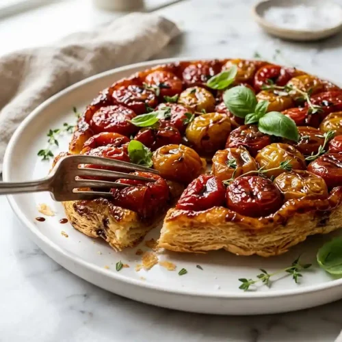 Gluten-Free Tomato Tarte Tatin