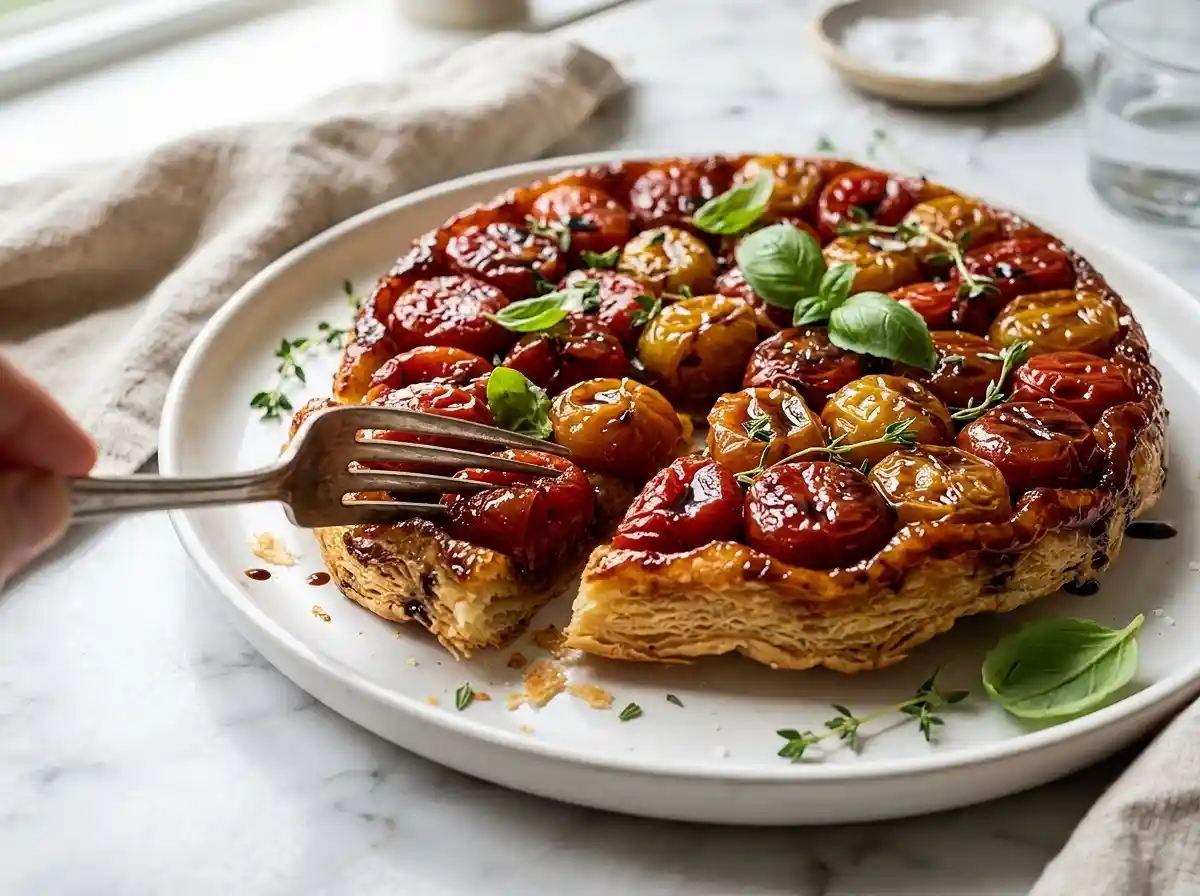 Gluten-Free Tomato Tarte Tatin