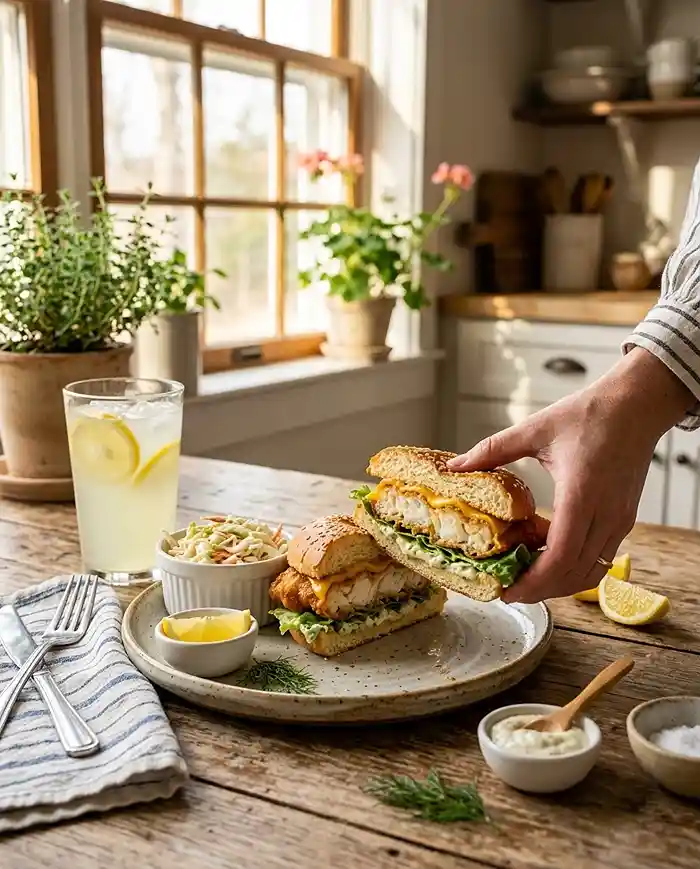 Gluten-Free Air Fryer Fish Sandwich Recipe 4 Gluten-Free fish sandwich recipe
