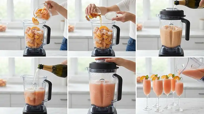 Gluten-Free peach bellini frozen​