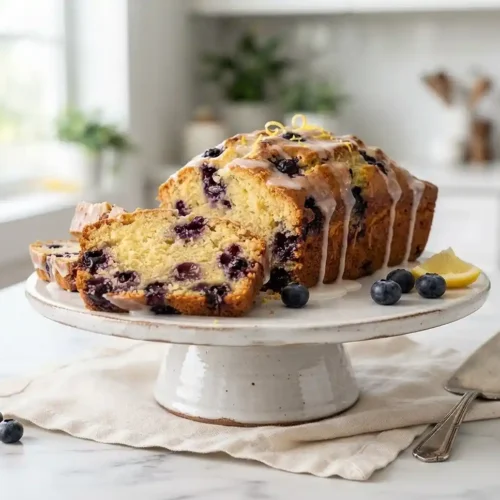 Greek Yogurt Lemon Blueberry Loaf 5 Greek Yogurt Lemon Blueberry Loaf
