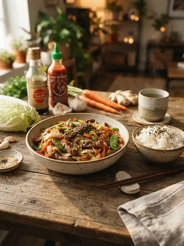 Gluten-Free Beef and Cabbage Stir-Fry 4 Ground Beef and Cabbage Skillet