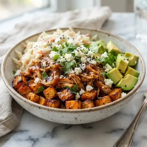 Honey BBQ Chicken Sweet Potato Bowls 5 Honey BBQ Chicken Sweet Potato Bowls