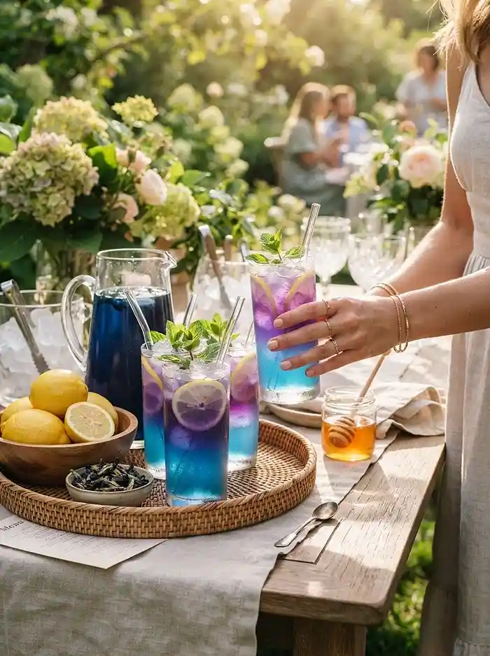 Butterfly Pea Flower Lemonade 4 How to Make Butterfly Pea Flower Lemonade