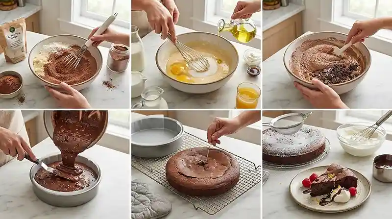 Gluten-Free Italian Chocolate Olive Oil Cake 3 Moist Gluten-Free Chocolate Olive Oil Cake