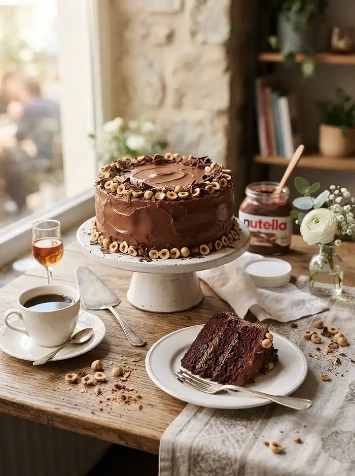 Chocolate Nutella Cake 4 Moist Gluten-Free Nutella Chocolate Cake