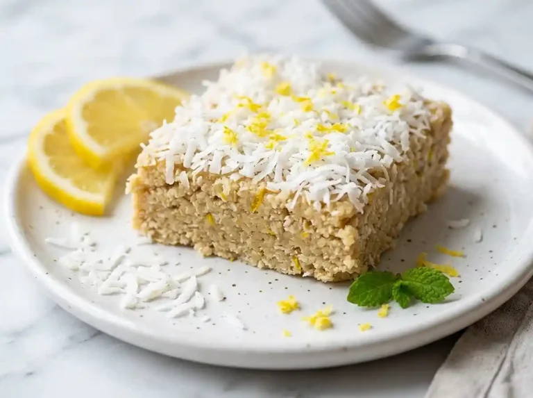 No-Bake Lemon Coconut Cookie Dough Bars