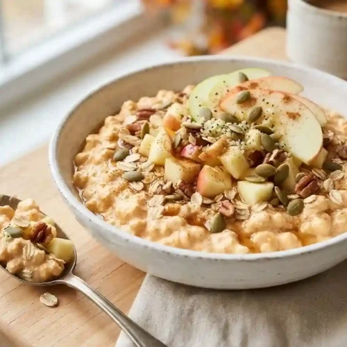 Pumpkin Apple Cottage Cheese Breakfast Bowl 5 Pumpkin Apple Cottage Cheese Breakfast Bowl