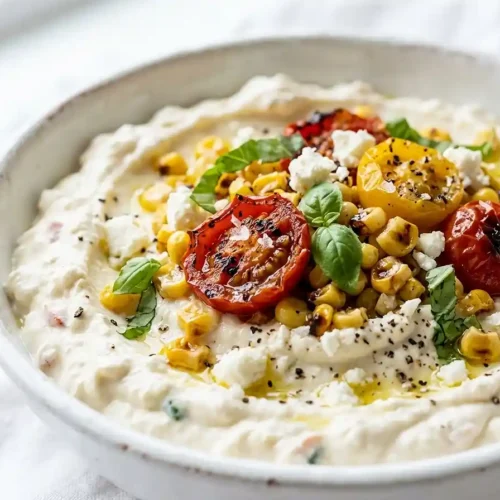 Roasted Tomato Corn Whipped Cottage Cheese Dip 5 Roasted Tomato Corn Whipped Cottage Cheese Dip