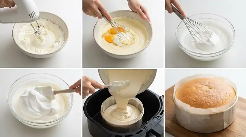 Air Fryer Japanese Cheesecake 3 Soft and Jiggly Gluten-Free Japanese Cheesecake