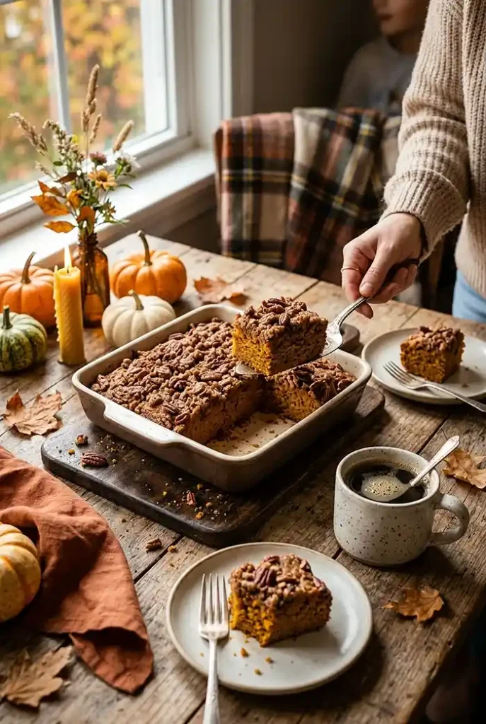 Sweet Potato Crumb Cake