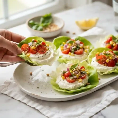 Whipped Feta Tomato Corn Cups 5 Whipped Feta Tomato Corn Cups