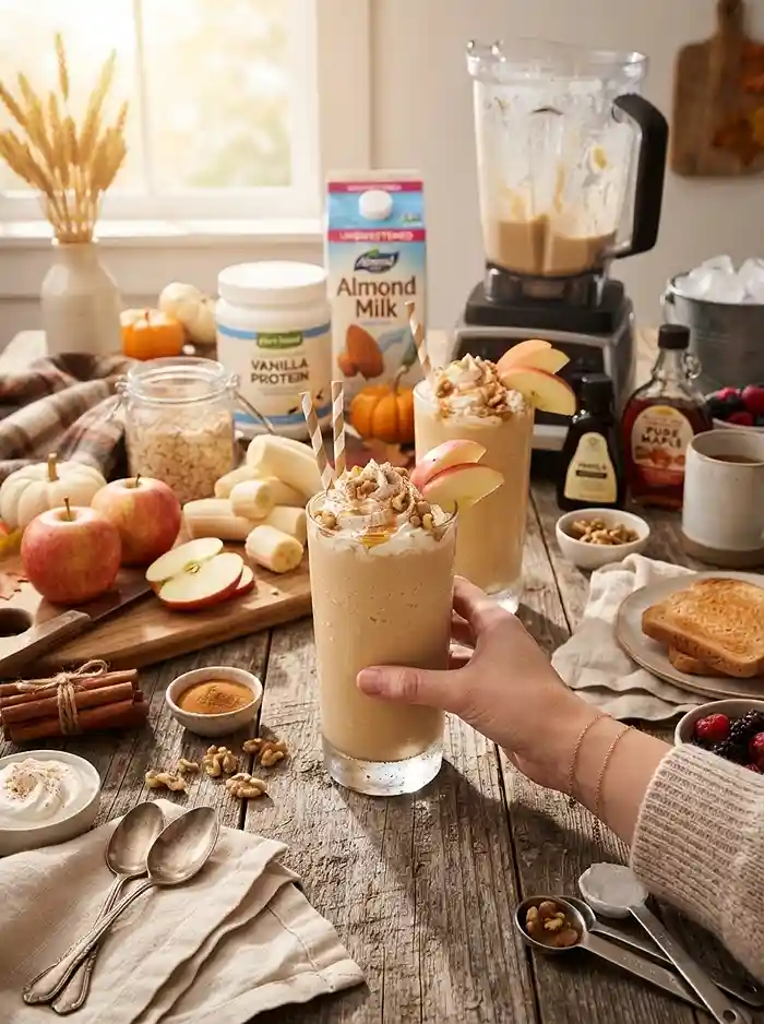 Dairy-Free Apple Pie Shake 4 allergy friendly dessert