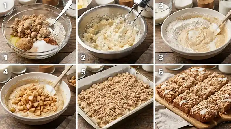 apple cinnamon crumb bake