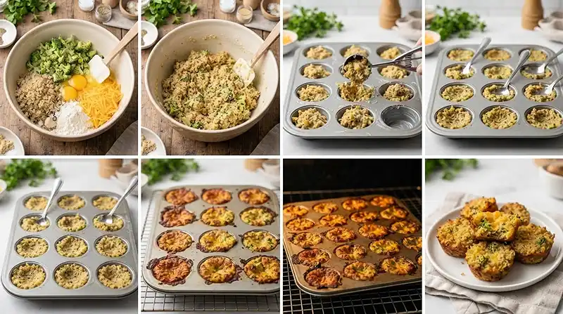 Crispy Broccoli Cheddar Quinoa Bites 3 broccoli cheddar snack