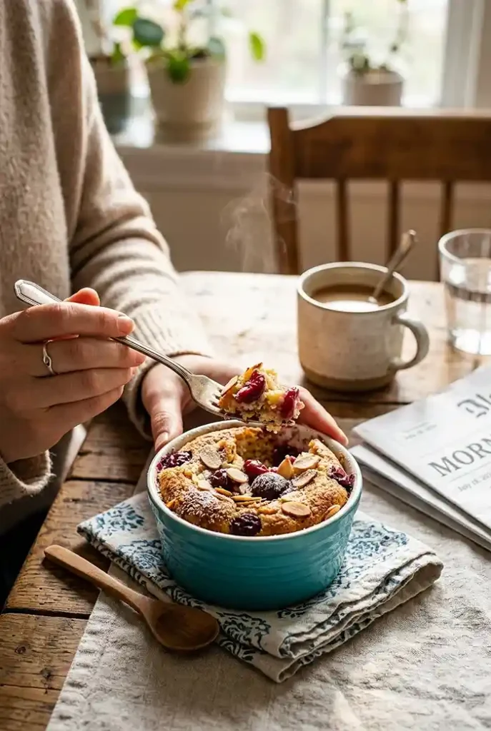 Gluten-Free Cherry Almond Breakfast Bake 4 brunch recipe