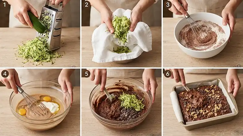 Chocolate Zucchini Breakfast Muffin Cake 3 chocolate zucchini breakfast bake