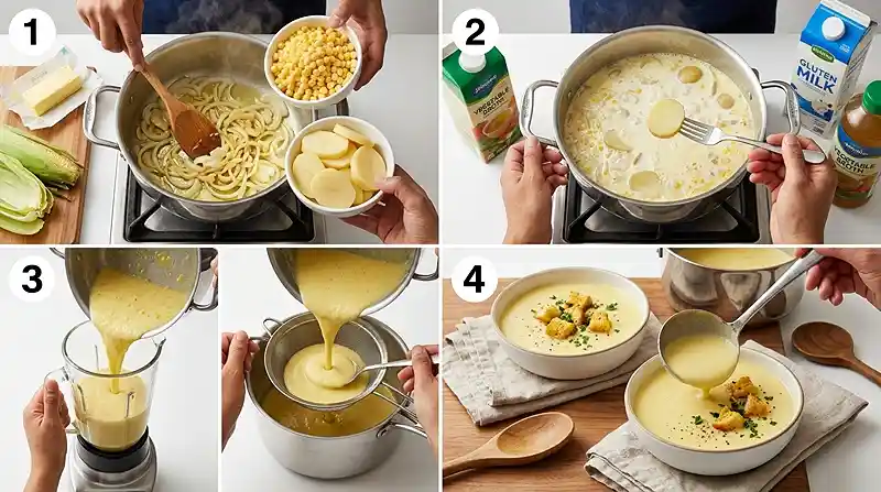 creamy corn soup​