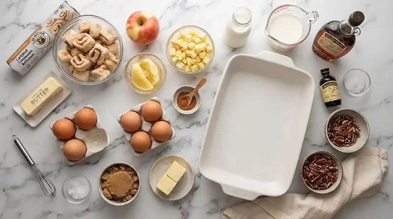 Cinnamon Roll Apple Breakfast Casserole 2 gluten-free breakfast casserole