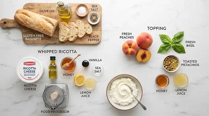 gluten free crostini bites