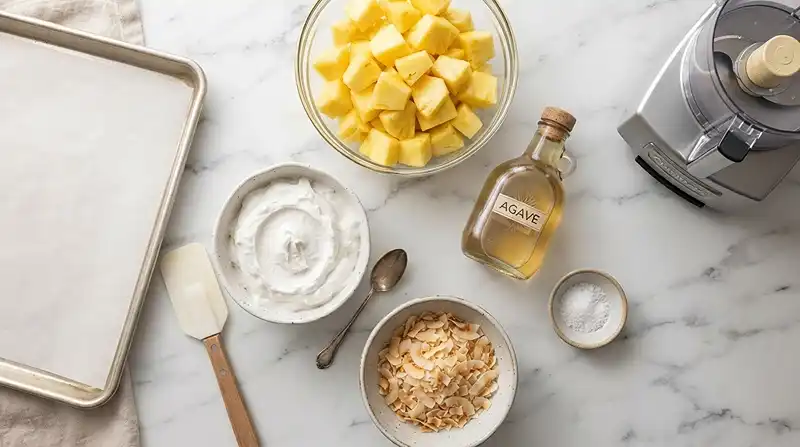 Pineapple Coconut Soft Serve Cups 2 gluten free dairy free soft serve