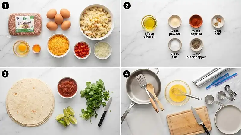 Freezer Turkey Sausage Breakfast Burritos 2 gluten-free freezer breakfast burritos