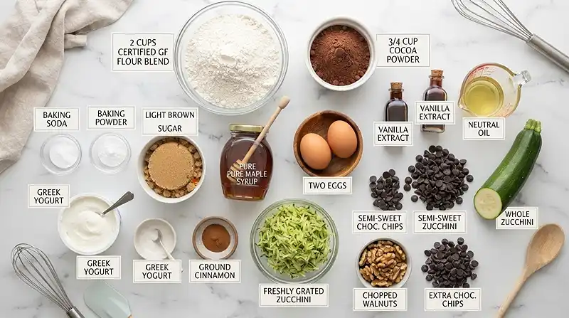 Chocolate Zucchini Breakfast Muffin Cake 2 gluten free muffin cake