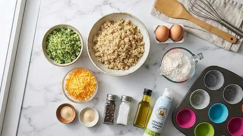 Crispy Broccoli Cheddar Quinoa Bites 2 gluten free quinoa bites