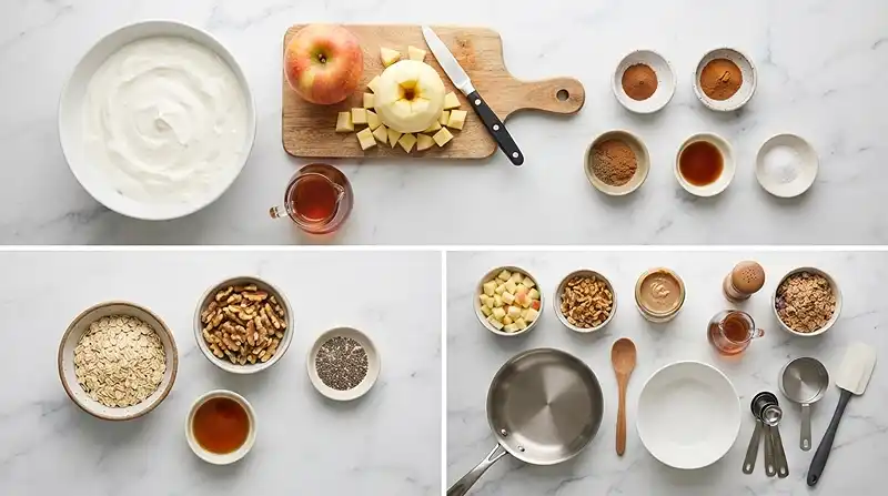 Apple Pie Greek Yogurt Breakfast Bowl 2 gluten-free yogurt breakfast bowl
