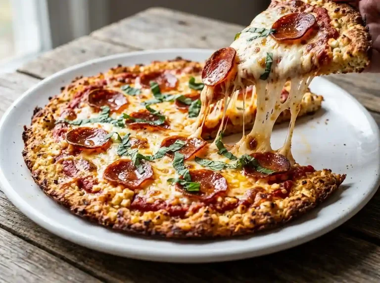 high-protein cottage cheese pizza crust​