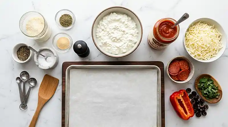 high protein cottage cheese pizza recipe​