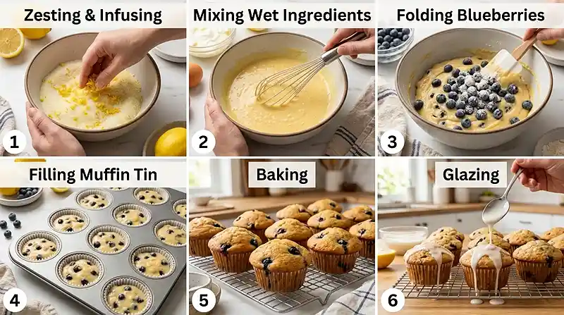 lemon blueberry bake