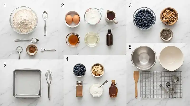 Blueberry Yogurt Breakfast Blondies 2 morning snack