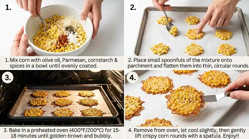 Gluten-Free Crispy Parmesan Corn Rounds 3 parmesan appetizer