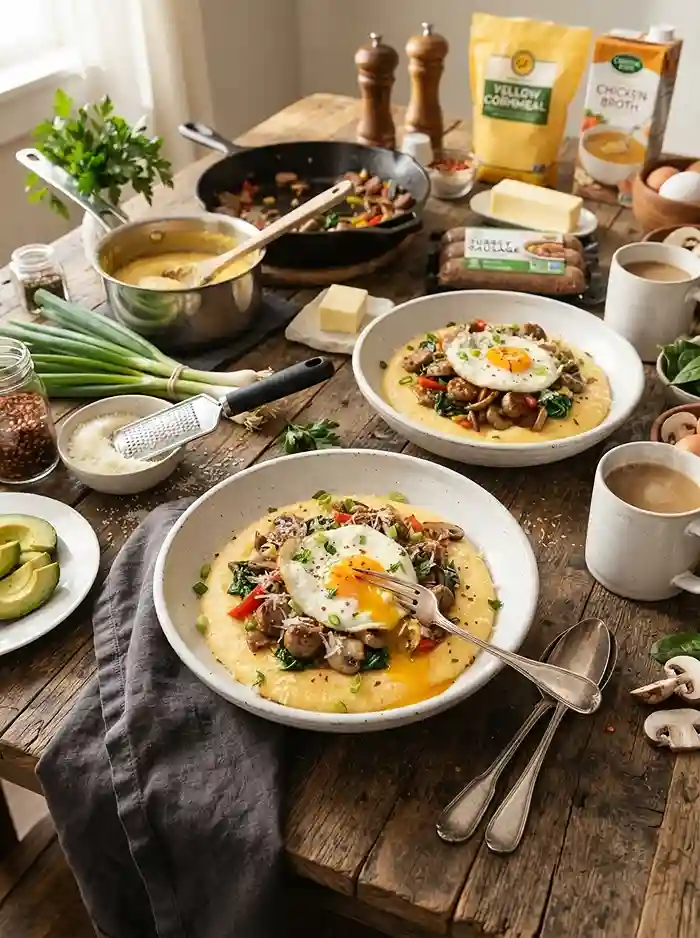 polenta breakfast bowl​