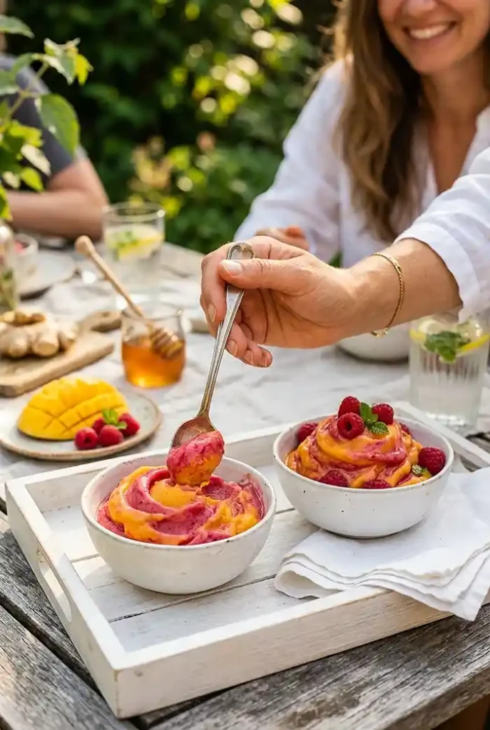 refreshing frozen treat