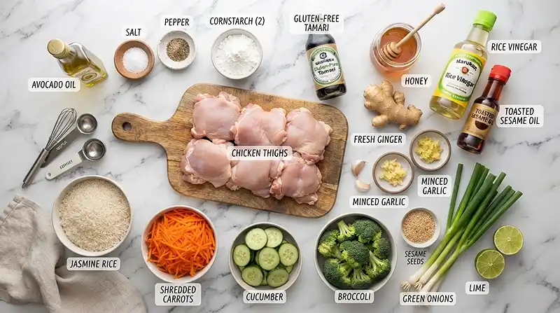 sticky ginger chicken