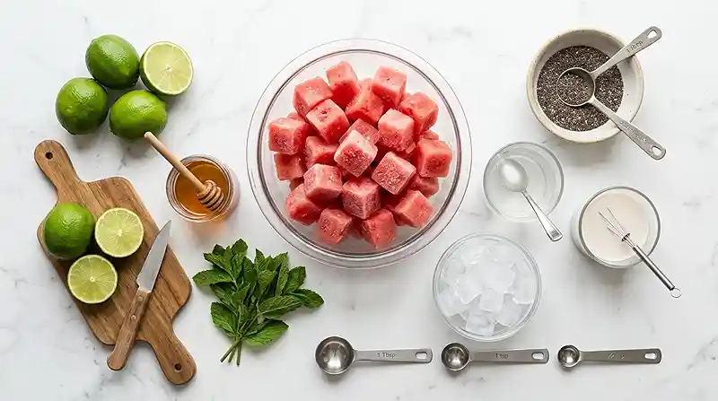 watermelon lime chia
