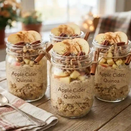 Apple Cider Overnight Quinoa Jars 5 Apple Cider Overnight Quinoa Jars
