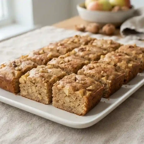Apple Pie Protein Muffin Bars 5 Apple Pie Protein Muffin Bars