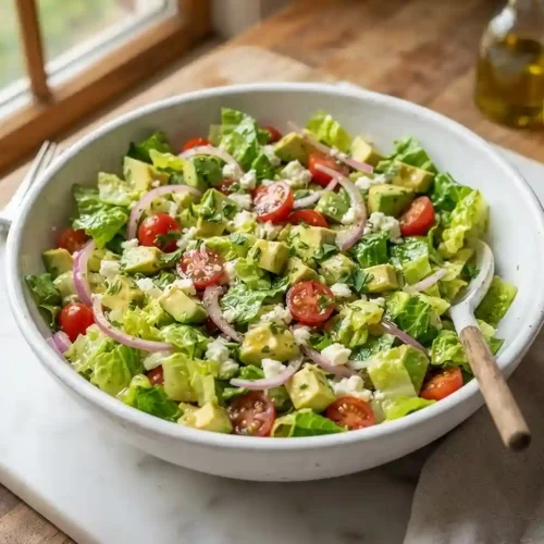 Avocado Romaine Salad 5 Avocado Romaine Salad