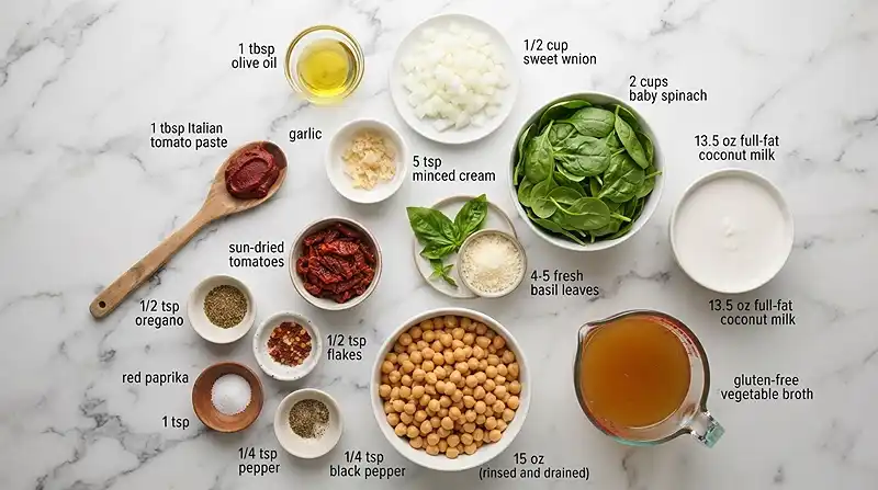 Best Gluten-Free Marry Me Chickpeas with Coconut Milk