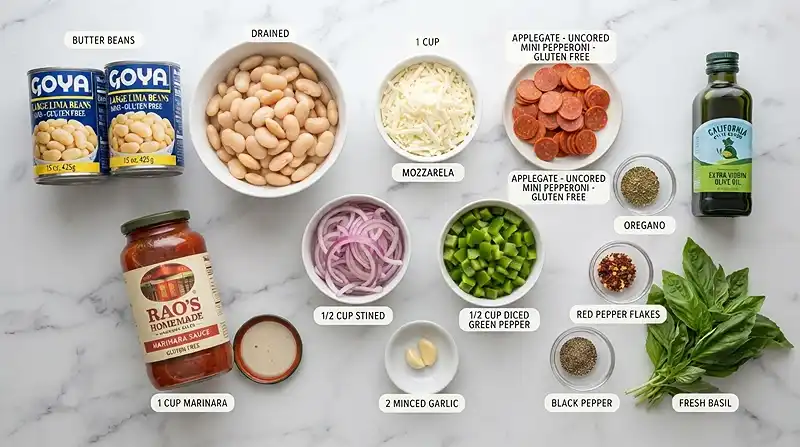 Gluten-Free Pizza Butter Beans Bake 2 Best Gluten-Free Pizza Butter Beans Recipe