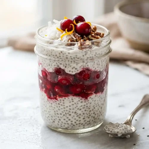 Cranberry Orange Coconut Chia Jars 5 Cranberry Orange Coconut Chia Jars